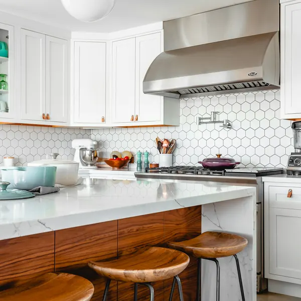 Kitchen Backsplash Installation detail